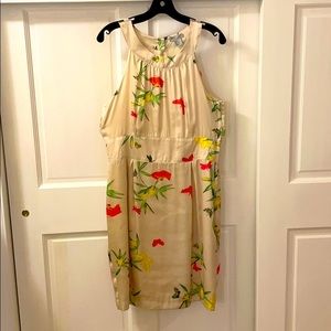 H&M high neck nude color with floral dress